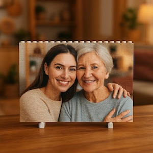 Personalized Photo Building Block Puzzle | Mother's Day Gift