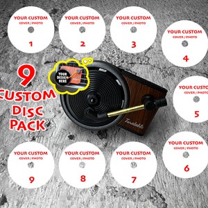 CUSTOM Car Air Freshener, Choose Your Album Covers, Record Player Air Freshener, Vent Clip Perfume Personalized Gifts
