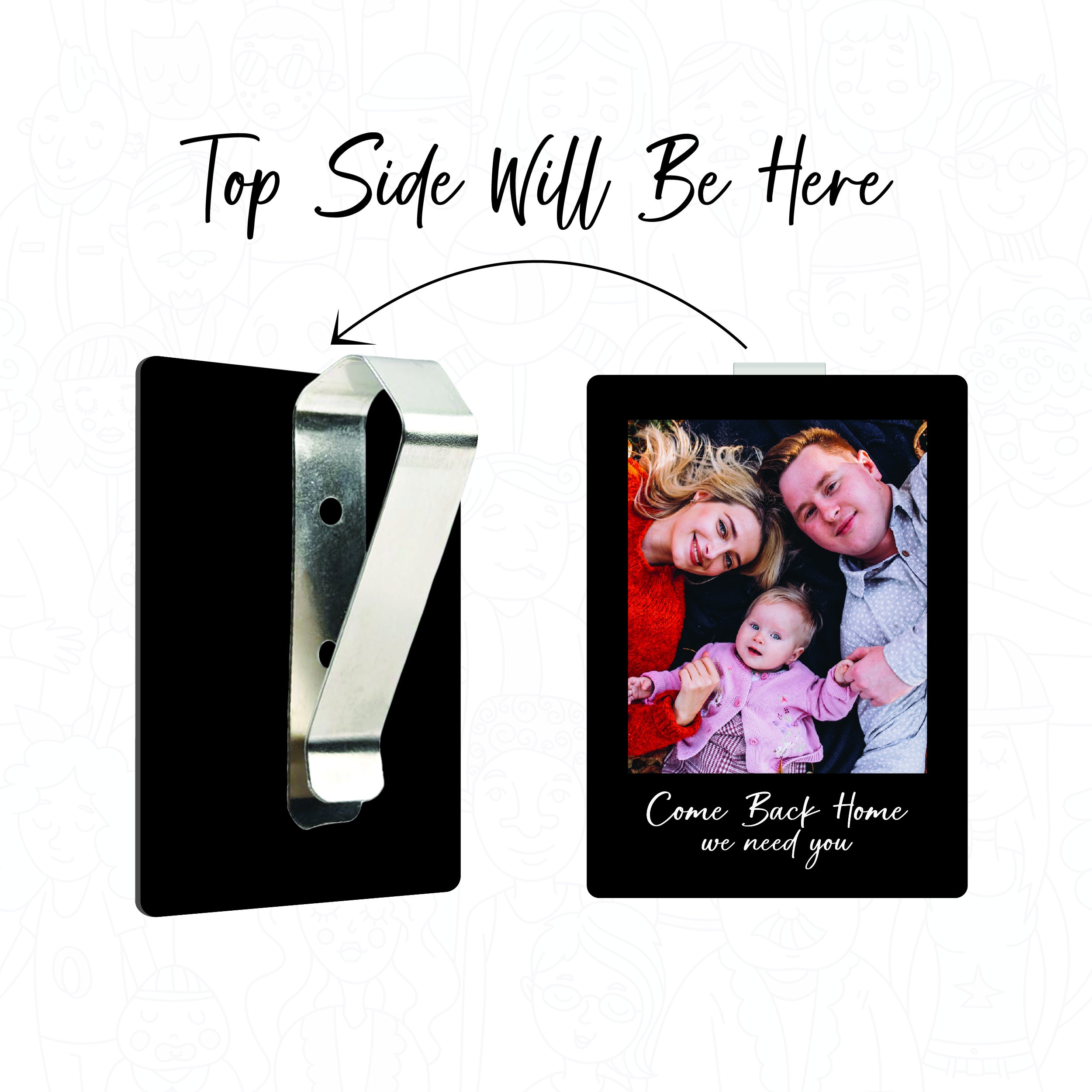 Custom Photo Car Visor, Personalized Car Photo Decor, Car Gift for Women, Men