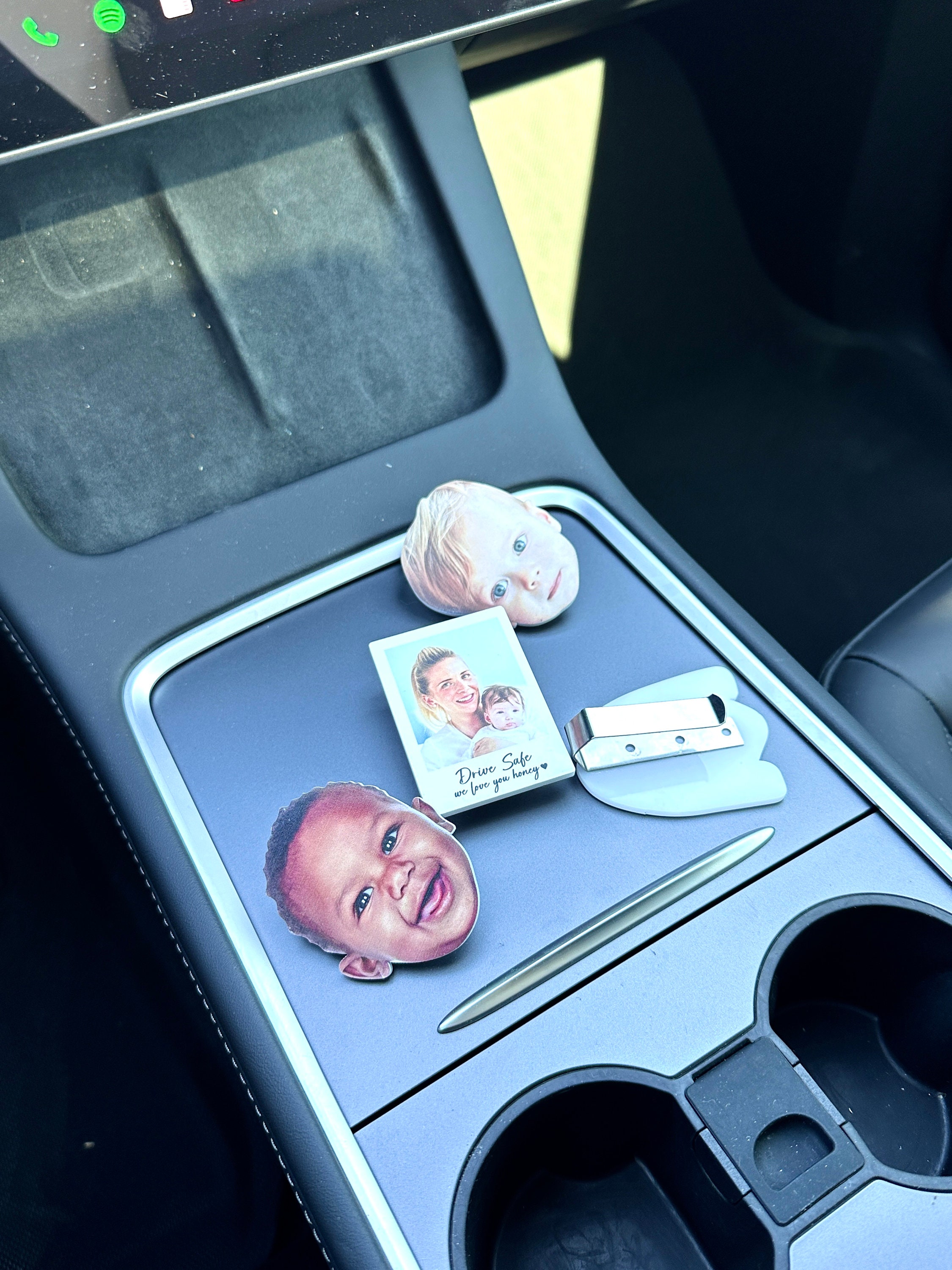 Custom Photo Car Visor, Personalized Car Photo Decor, Car Gift for Women, Men