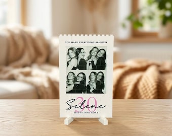 Bloques de construcción personalizados con foto de cumpleaños de mejores amigos, rompecabezas personalizado, ladrillo de recuerdo de amistad, bonito regalo de cumpleaños.