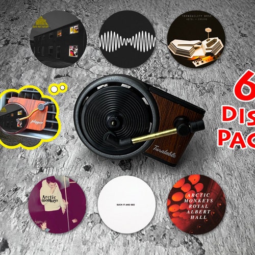 Famous Rock Band Car Air Freshener Album Auto Record Player Etsy