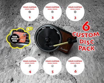 CUSTOM Car Air Freshener Album Auto Record Player Car Vent Clip Perfume Turntable Freshener