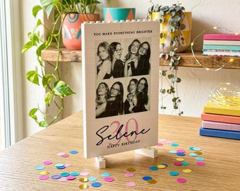 Rompecabezas de bloques de construcción con foto personalizada, recuerdo para amigos, regalo para celebrar la amistad