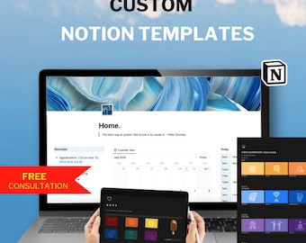 Custom Notion Template, Made to Fit Your Needs, Create Planner, Budget Tracker, Home Organizer and More, Specializes In Neurodivergent Needs