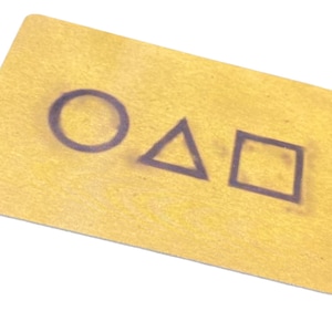 Carta stile giochi calamari
