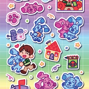 Blue's Clues sticker sheet