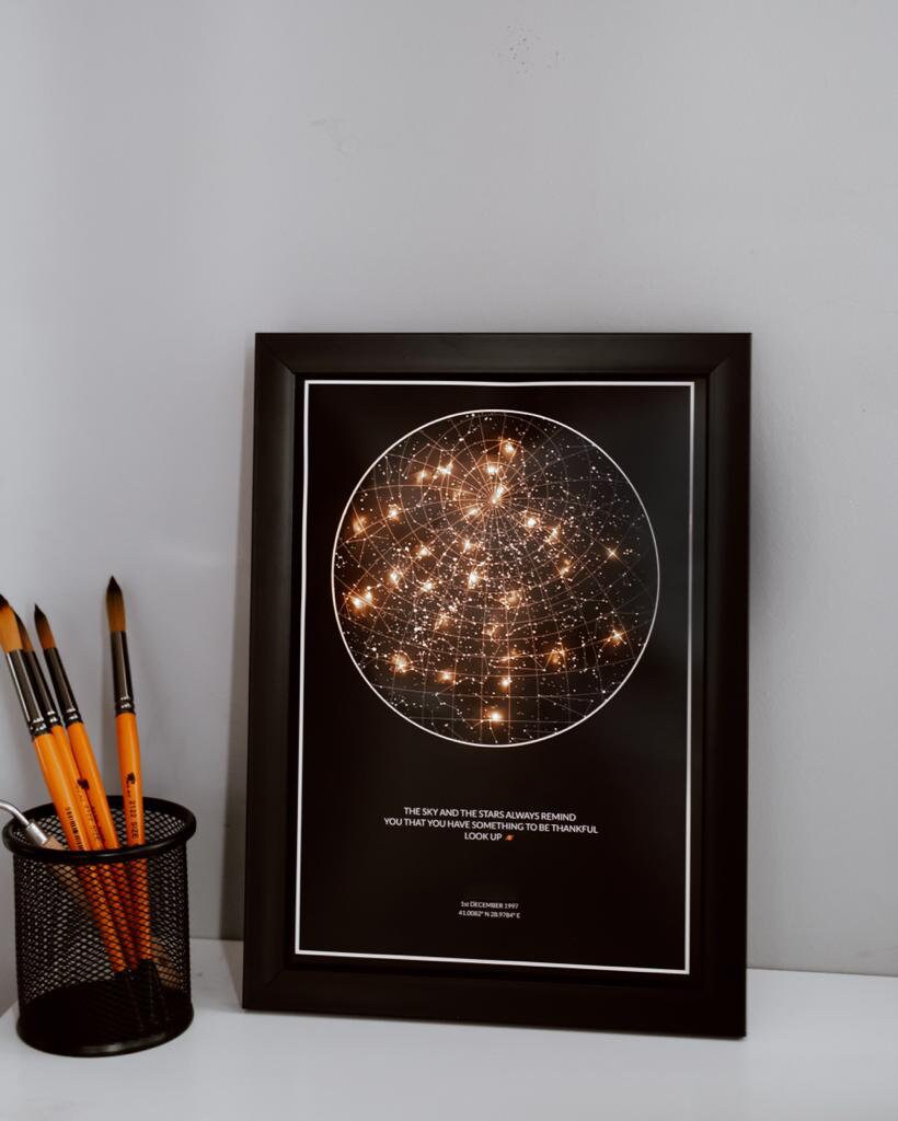 Personalized Star Map custom Star - Il Fullxfull.5407968456 P4b8