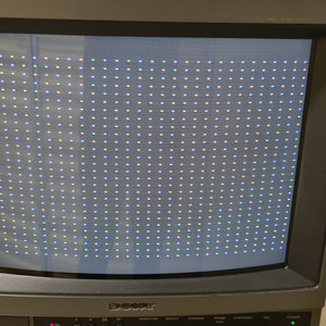 Sony Trinitron PVM-1440QM Video Colour Monitor in good condition. Sony logo missing