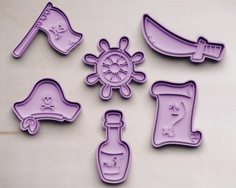 Pirate cookie cutter | cookie cutter | Cookie Cutters | cookie cutter | Cookie mold | Cookie mold | Cookie cutter