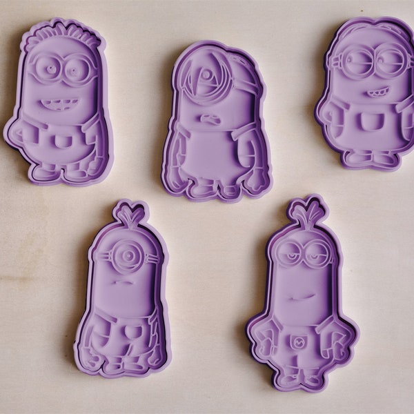 Minions Keksausstecher | Ausstecher | Cookie Cutters | Ausstechform | Keksform | Plätzchenform | Plätzchenausstecher |