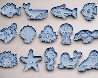 Sea Creatures Cookie Cutter | cookie cutter | Cookie Cutters | cookie cutter | Cookie mold | Cookie mold | Cookie cutter | fish