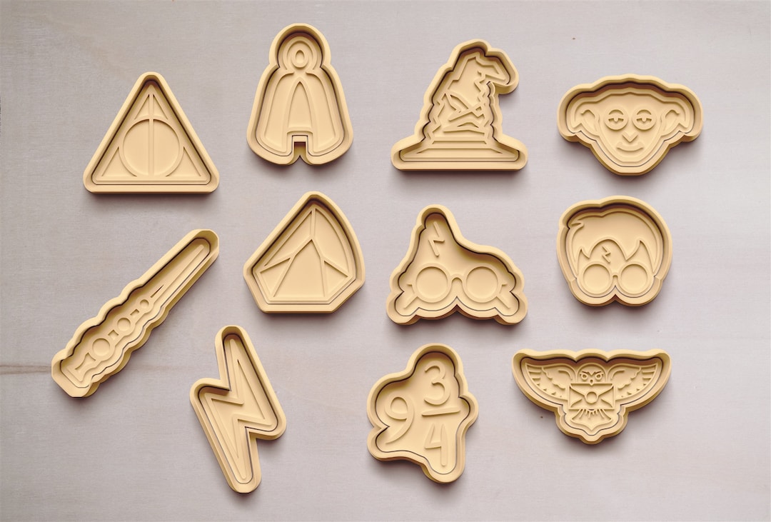 Harry Potter Cookie Cutter Cookie Cutter Cookie Cutters Etsy