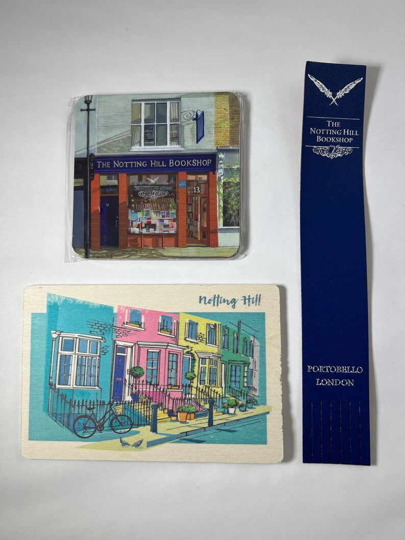 Notting Hill Gift Pack Lot of 6 Notebook Leather Bookmark Cork