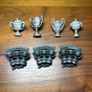 Vintage Pins From Spain Lot Of 7 Peña Barcelona Team Tricampions Sport and other sporting cups