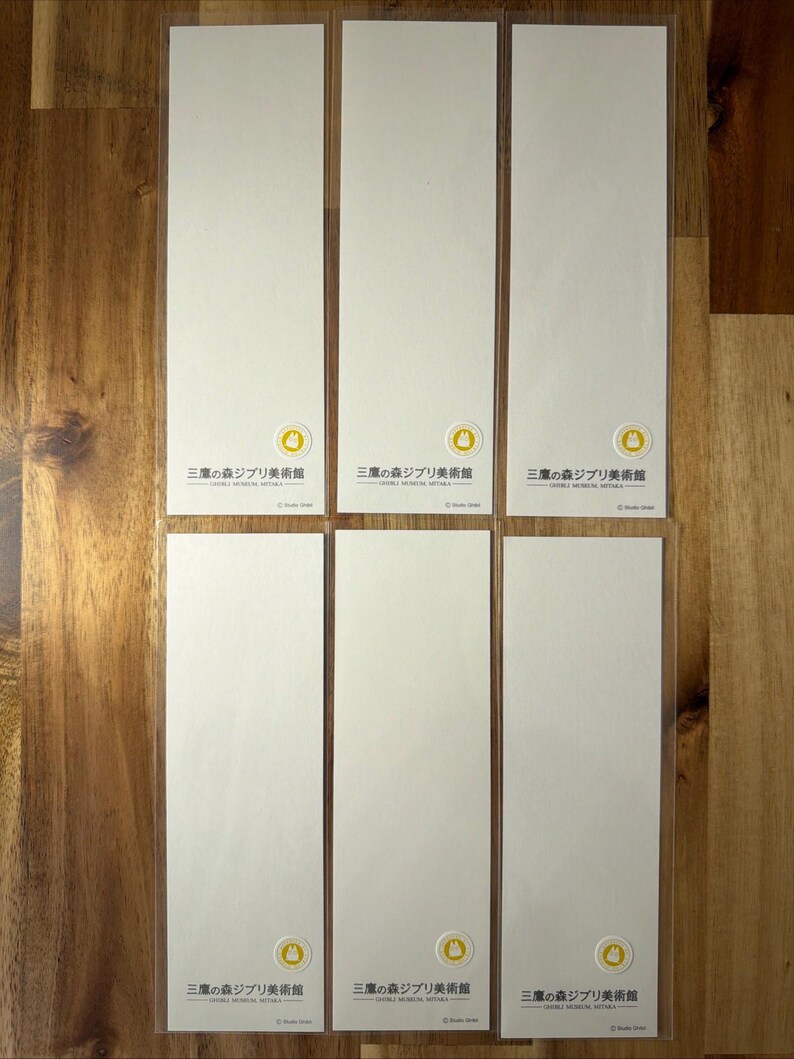 Studio Ghibli Bookmark Set – Japan Exclusive Ghibli Museum Mitaka Wooden & Paper Bookmarks (9pc) image 5
