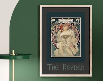 Art Nouveau Poster: Vintage Art Deco Fashion Print (Digital Download)
