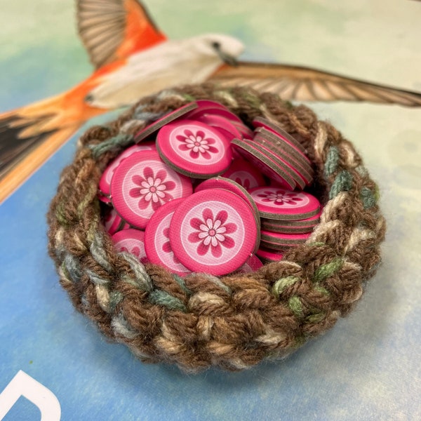 Wingspan Board Game Nest Small - Crochet