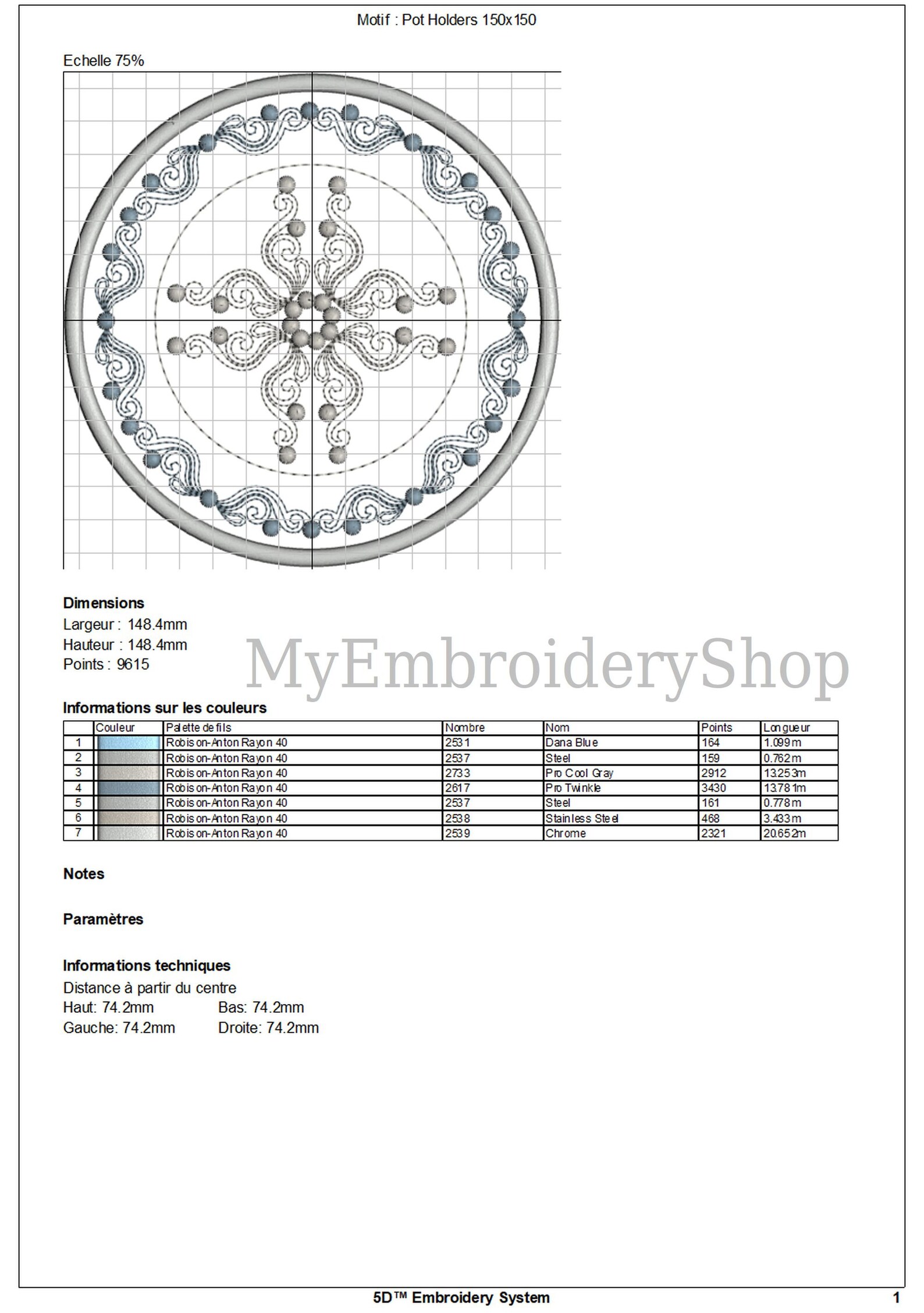 ITH Machine Embroidery Designs Mug Rug in the Hoop 6x6 Pot Holders ...