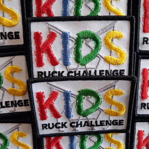GORUCK Style Morale Patch - KIDS Ruck challenge - Patches with a purpose