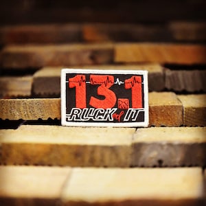 GORUCK Style Morale Patch - 13.1 RUCKed IT patch half marathon PWAP