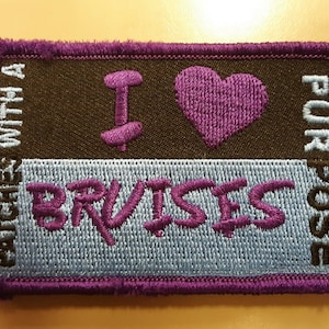 GORUCK Style Morale Patch - I Love Bruises für alle, die Schmerz durch Fitness lieben