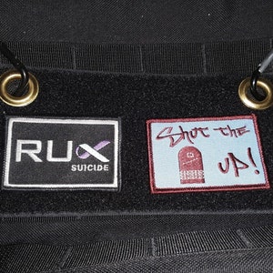 GORUCK Style loop Patch panel display for Molle tactical morale 4&quot; × 8&quot; size