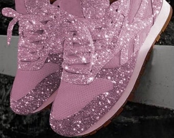 sparkly wide width heels