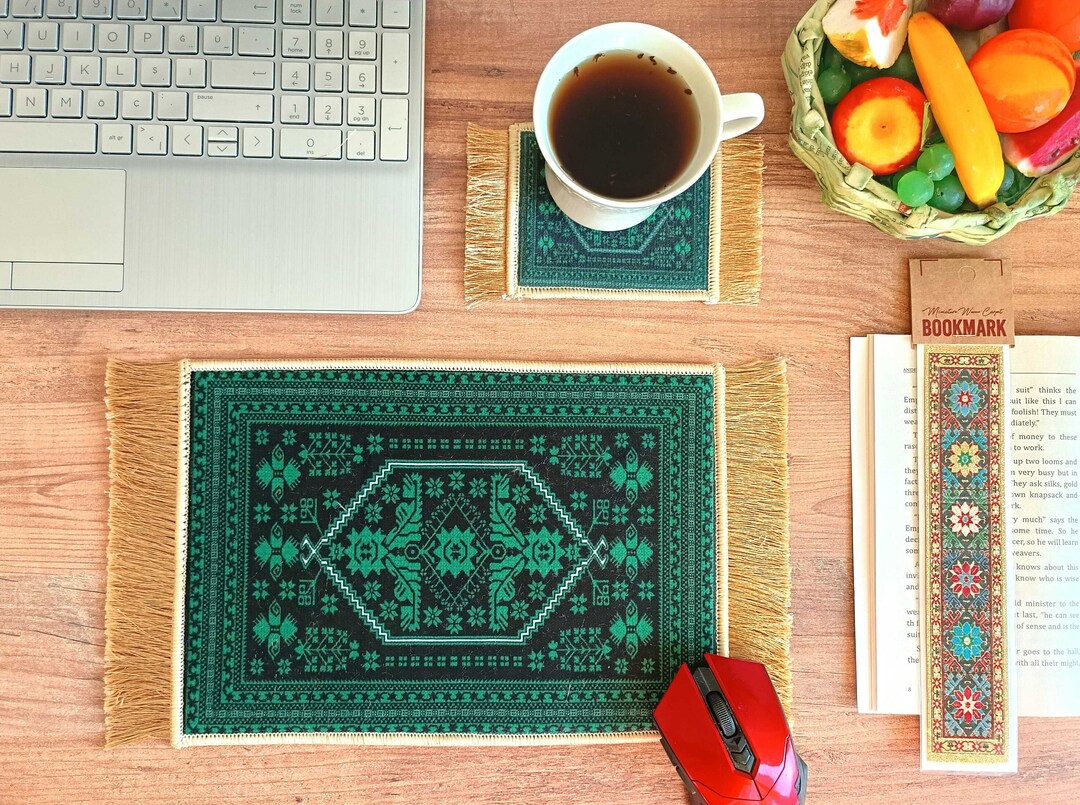 Computer Rug And Mouse Pad Mousepad, Beautiful Rug Mouse Pad, Carpet Mouse Mat, Office Decor ...