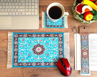 Rug Mouse Pad, Desk Mat, Desktop Laptop Office Home Decoration, Gift for dad, Gift for boyfriend