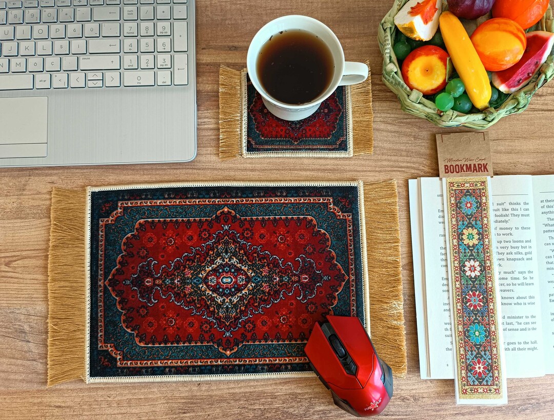 Keyboard Rug Desk Rug Mouse Pad With Wrist Rest Computer Etsy