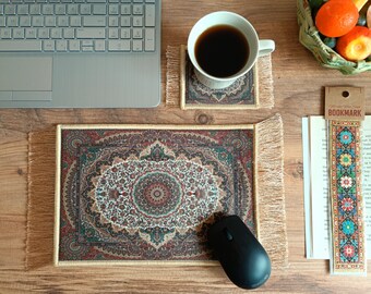 Cute Mousepad, Beautiful Desk Mat, Rug Mouse Pad, Office Computer Accessory, Office Organization