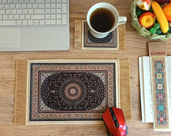 Turkish / Persian Rug Design Mouse Pad, Cute Mousepad, Home Office Desk Computer Accessories, Gift For Teacher