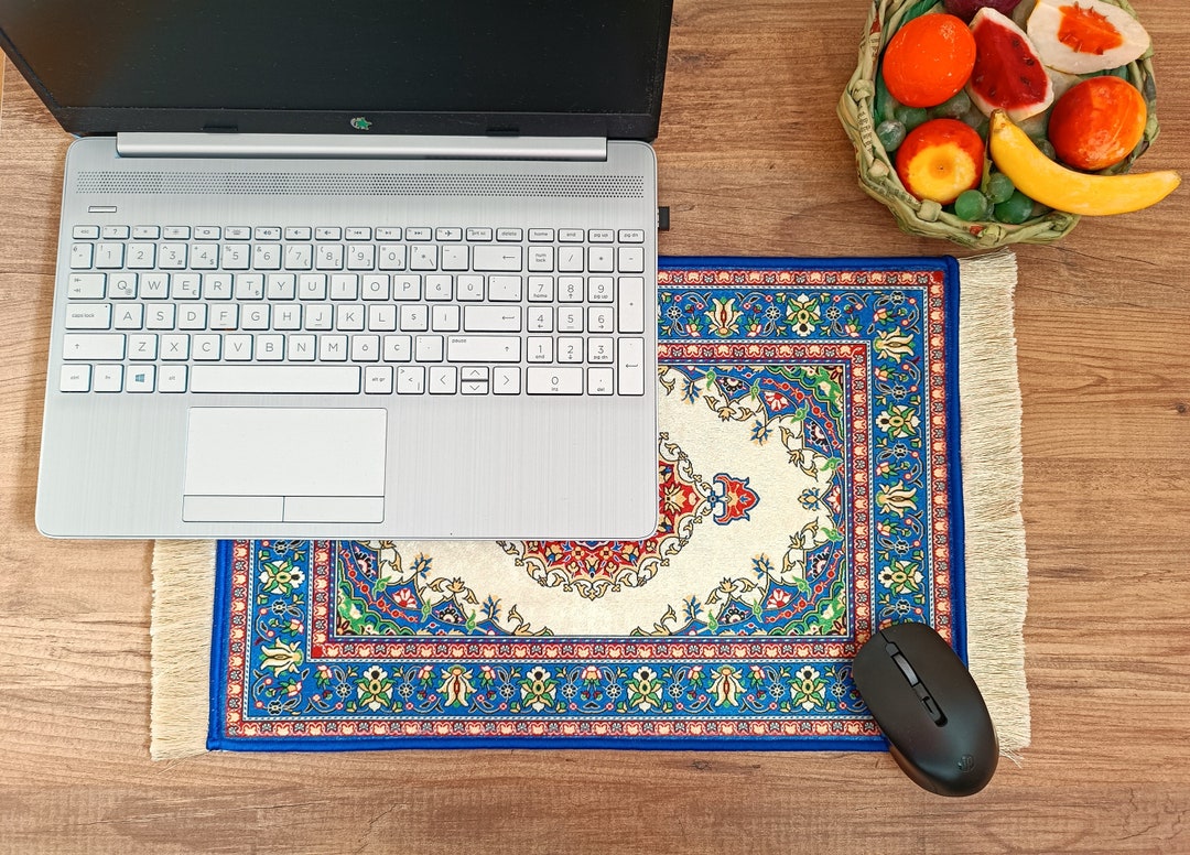 Mouse Pad Tuft Rug Large Rug Mousepad, 18 X 12 Inches, Turkish Rug Mouse Pad, Carpet Mouse ...
