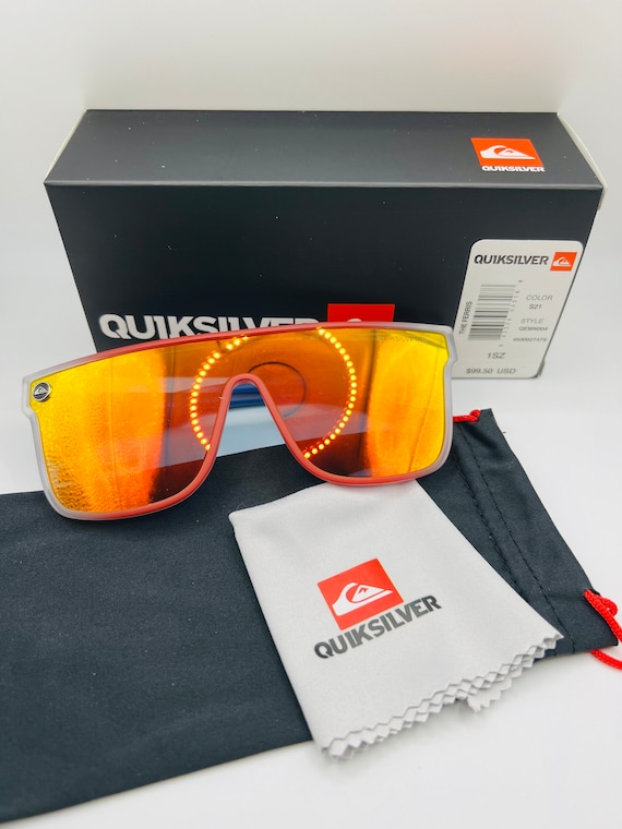 Quicksilver Sunglasses Red White and Blue Ferris Polarized Unisex