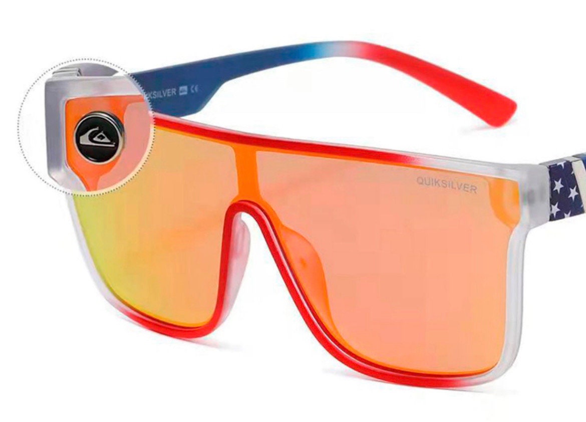 Quicksilver Sunglasses Red White and Blue Ferris Polarized Unisex Summer  Gift - Etsy