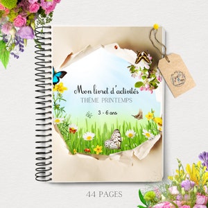 Activity booklet: SPRING theme, PDF format.
