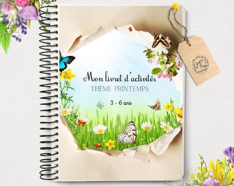 Activity booklet: SPRING theme, PDF format.
