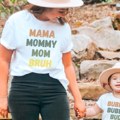 Mama Shirt Mommy And Me Shirt Matching Mom And Son Etsy 