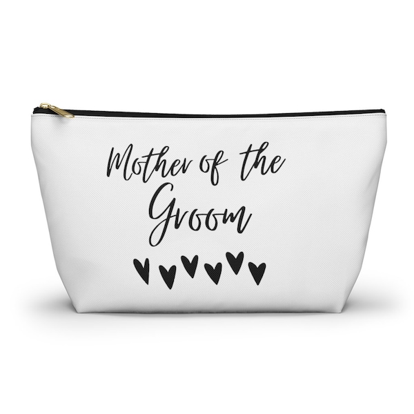 Mother of the Groom Bag, Mother of the groom gift, Destination wedding toiletry bag, Wedding cosmetic bag