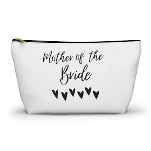 Mother of the Bride Bag, Mother of the Bride gift, Destination wedding toiletry bag, Wedding cosmetic bag