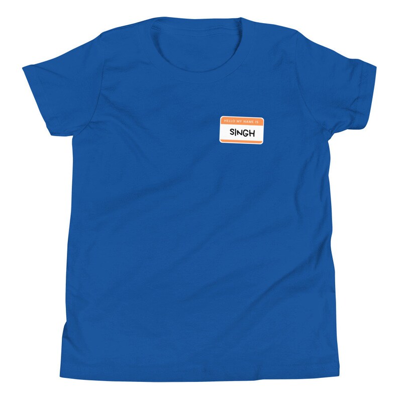 Hello My Name Is Singh - Youth Short Sleeve T-Shirt