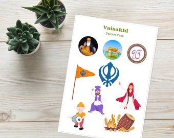 Vaisakhi-stickervel