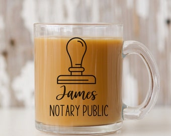 Notary Public Gifts, Notary Commission Gifts, Notary Mug, Notary Public, New Notary Gift, Notary Birthday Gifts, Custom Notary Mug Gift