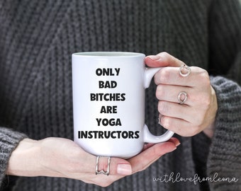 Yoga Instructor Mug Gift, Yoga Instructor Work Gift, New Yoga Instructor Gift,Gift for Friend,Gift for Coworker,Birthday Gift,Thank You Gift