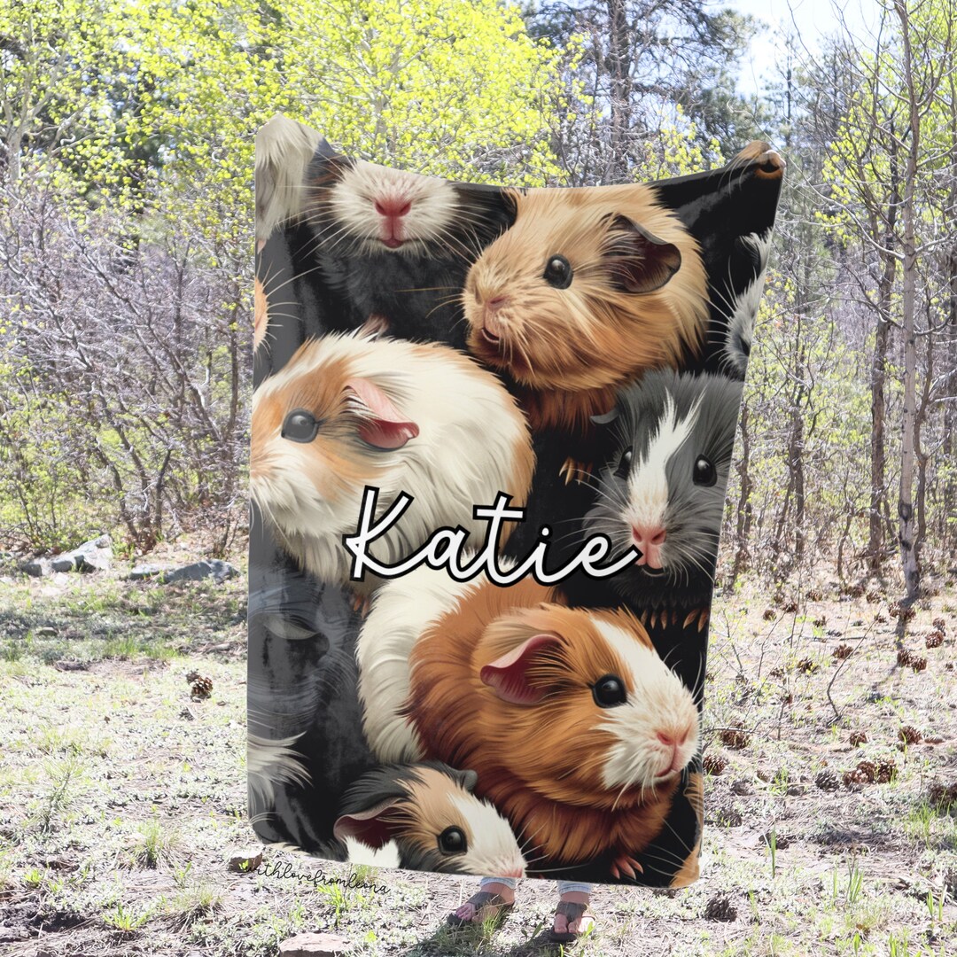 Curated visual reference: Gallery Detail: Guinea Pig Blanket Guinea Pig Throw Blanket Fleece Blanket Guinea