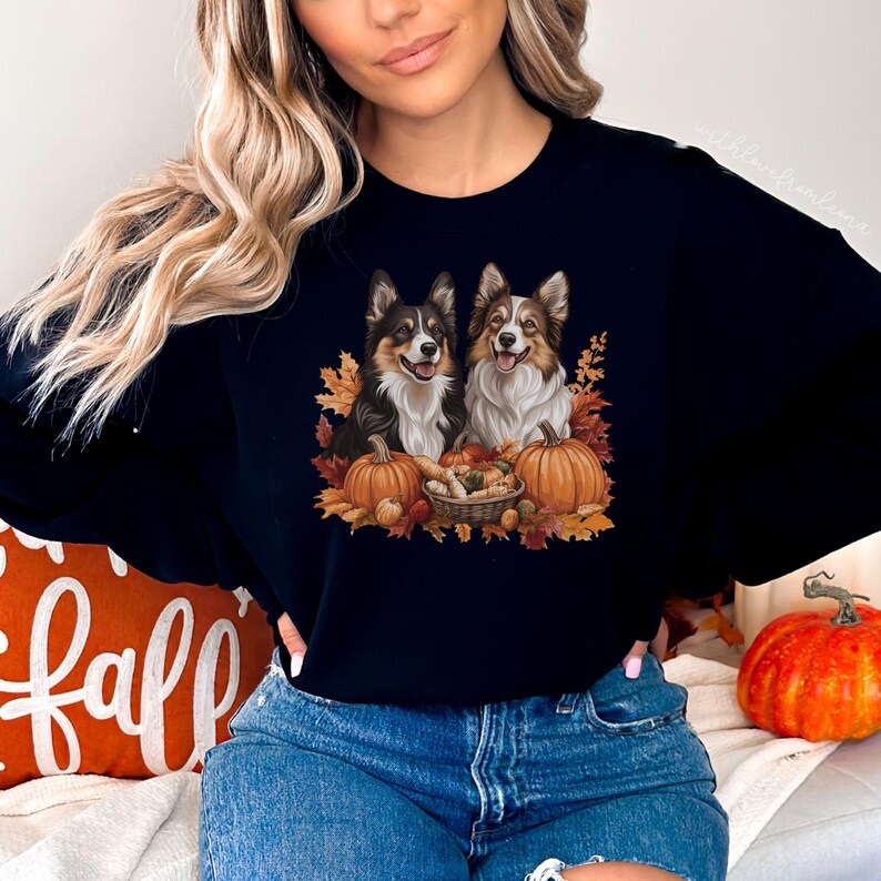 Icelandic Sheepdog Dog Thanksgiving Sweater Icelandic Sheepdog