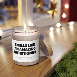 Nutritionist Candle Gift, Nutritionist Candle, Nutritionist Birthday Gift, New Nutritionist, Nutritionist Gifts, Graduation Gift