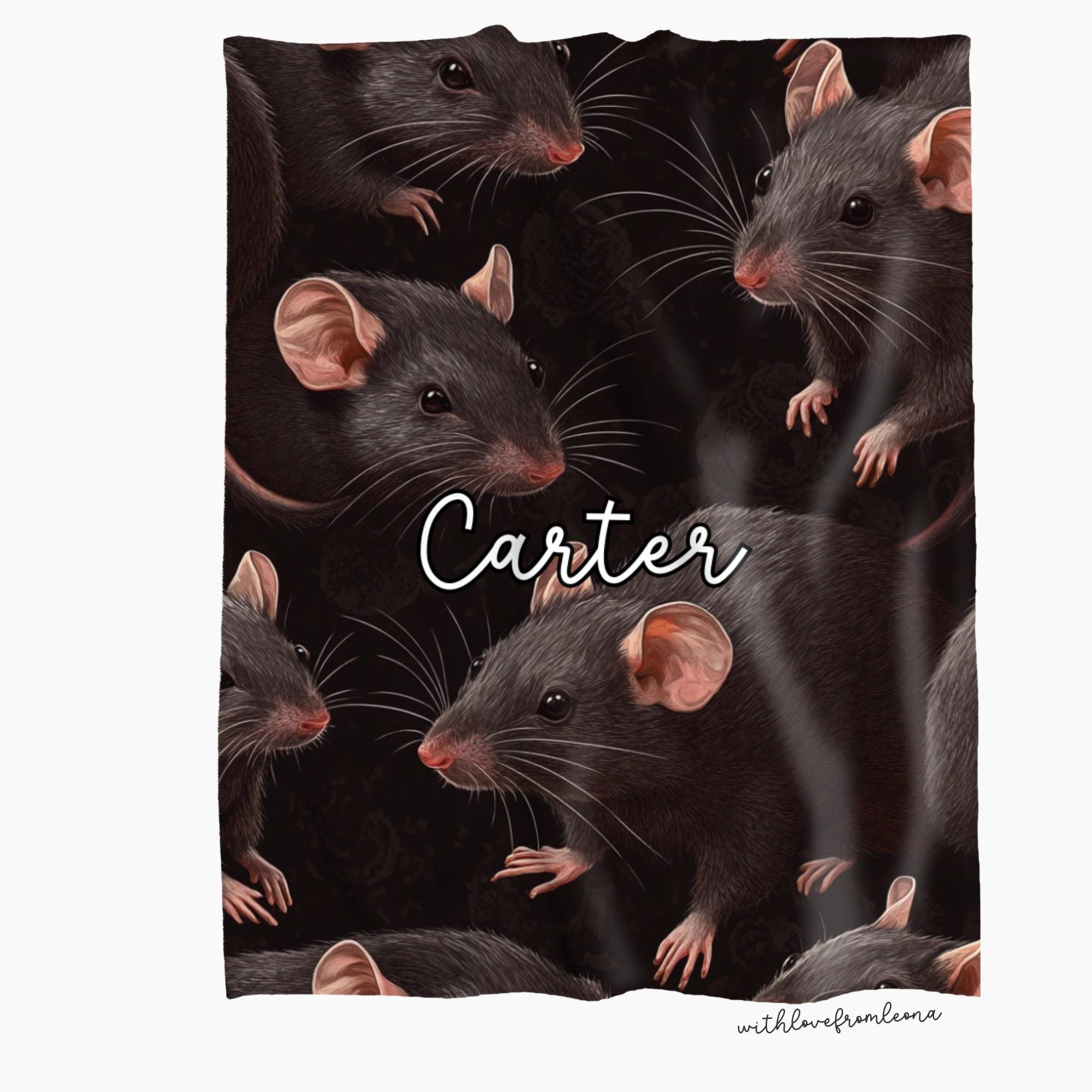 Rats Blanket Rats Throw Blanket Rat Fleece Blanket Rats Adult Kid