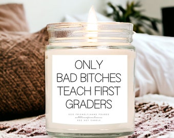 First Grade Teacher Candle Gift 1st Grade Teacher Gifts Thank You Gift New First Grade Teacher Gift 1st Grade Teacher Birthday Gift